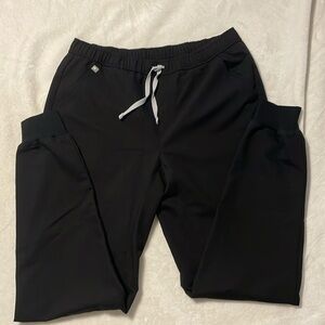 Figs scrub pants men’s joggers black size LT